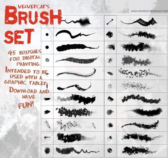 photoshop drawing brushes