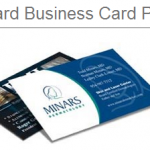 standard business card printing