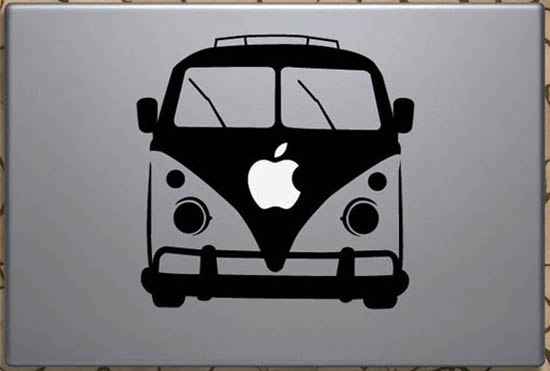 VW Camper Van MacBook Decal Sticker