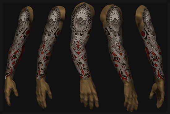 13. Digitally Arm FULL-SLEEVE TATTOO Design