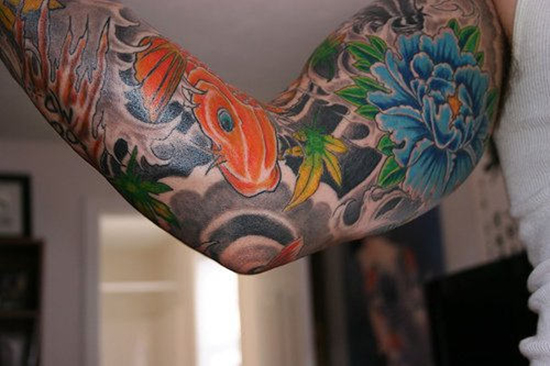 Japanese Flower Tattoo For Men