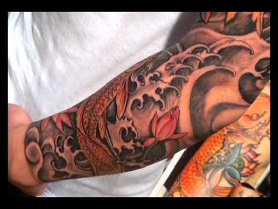 Koi Dragon Tattoo Forearm