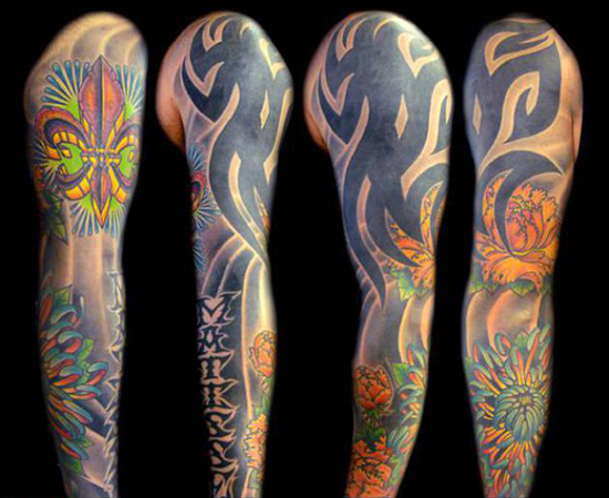 Full Arm Sleeve Tattoos Designs