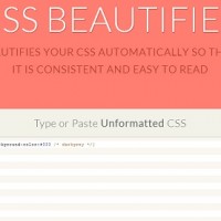 CSS BEAUTIFIER