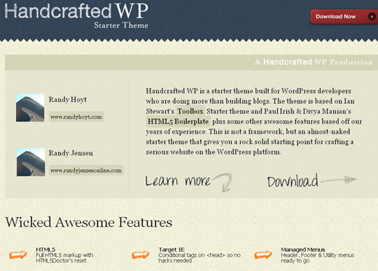 Handcrafted WP Starter Theme