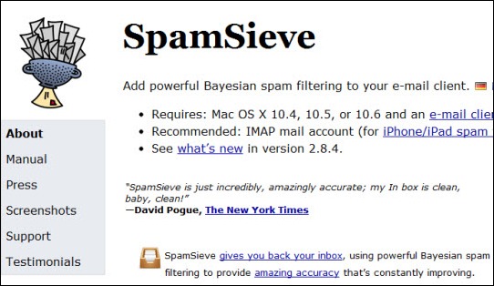 spamsieve