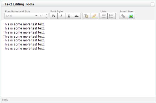 html free text editor