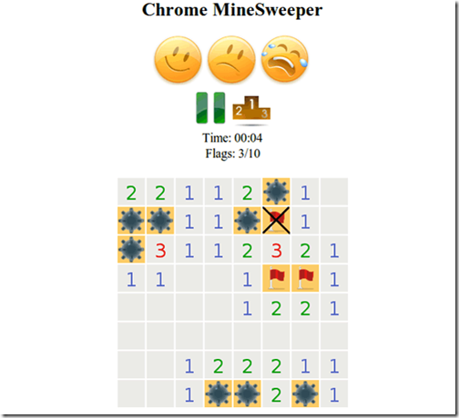 Chrome-MineSweeper