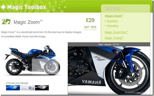 Magic Toolbox – Javascript and Flash Image Zoom Tools