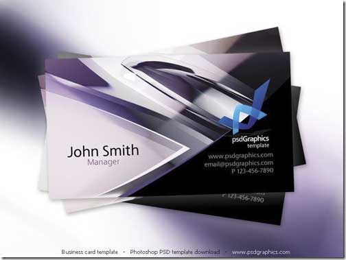 Free PSD Business Card Template13