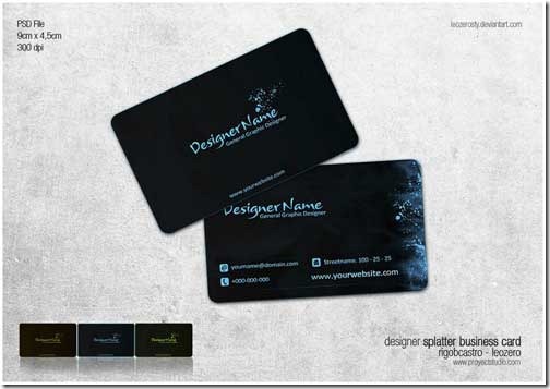 Free PSD Business Card Template14