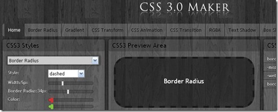 CSS3.0 Maker