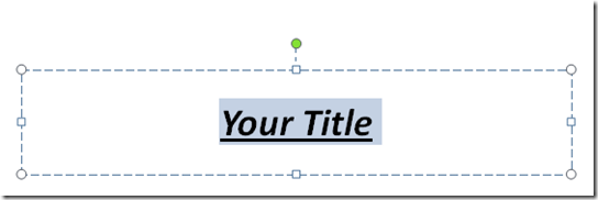 To bold, italicize, or underline text- - Font « Editing Format « Microsoft Office PowerPoint 2007 Tutorial