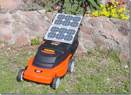 Solar Powered Lawnmower