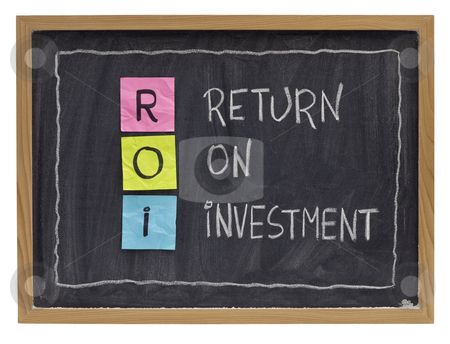 return on investment concept