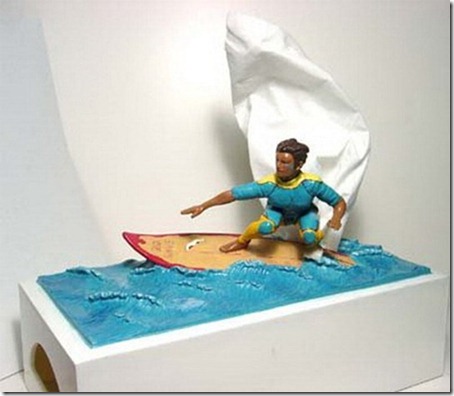 Surfer Tissue Box Cover