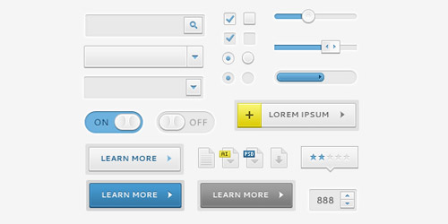 Free PSD UI Kits For Web Design