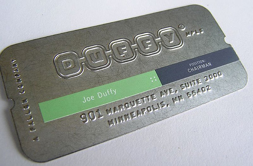 Metal Business Cards