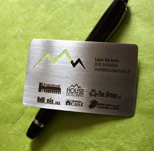 Metal Business Cards