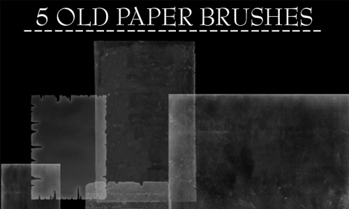 Old Paper Brushes