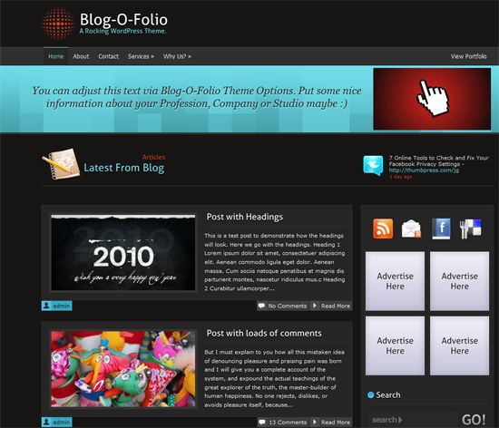 blogofolio-wordpress-theme