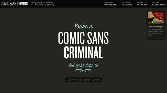 Comic Sans Criminal