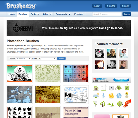 Brusheezy - Photoshop Brush Site