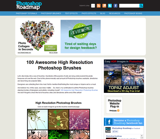 Photoshop Roadmap - Photoshop Brush Site