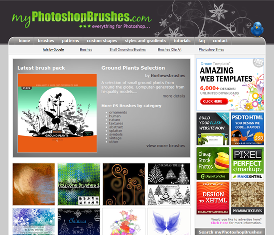 myPhotoshopBrushes - Photoshop Brush Site