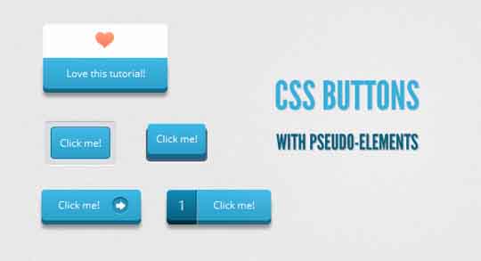 CSS Buttons with Pseudo-elements