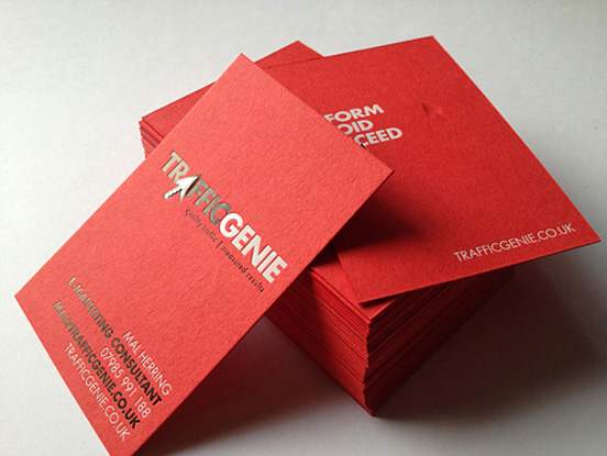 Bright Red Letterpress