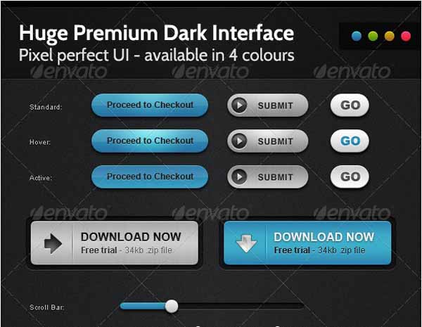 HUGE Premium Dark User Interface (UI)