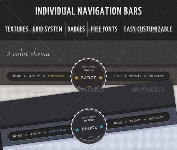 Individual Navigation Bars