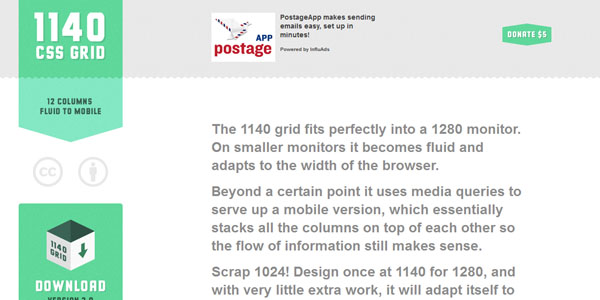 The 1140px CSS Grid System