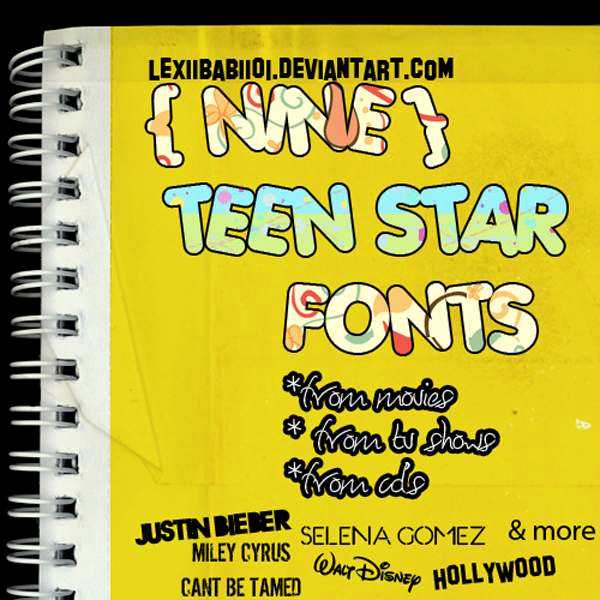 9 Teen Star Font