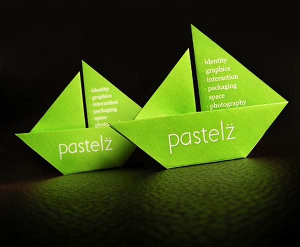 Origami Pastelz Business Card