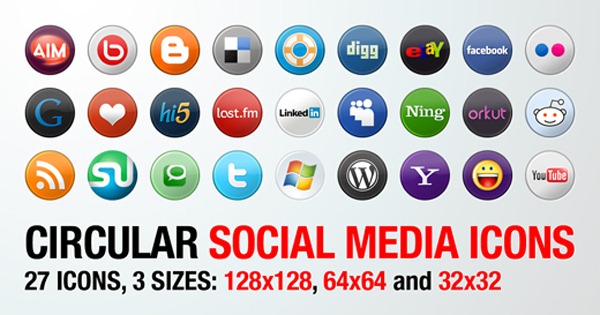 circular-social-media-icons