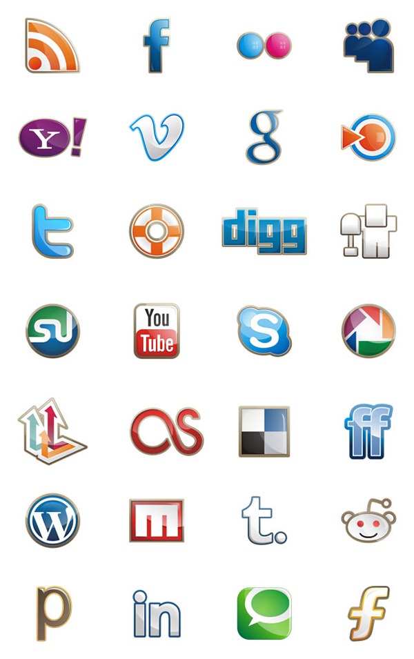 freee-style-social-media-icon-set