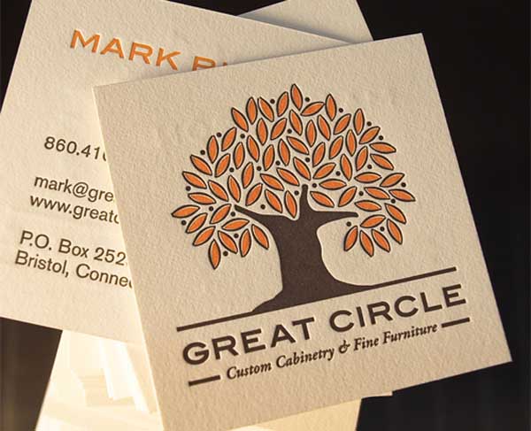 Great Circle Business Card by Elias