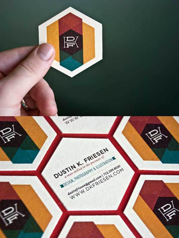 Hexagonal Business Card