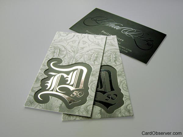 Lethal Dose Business Card by Taste of Ink Studio