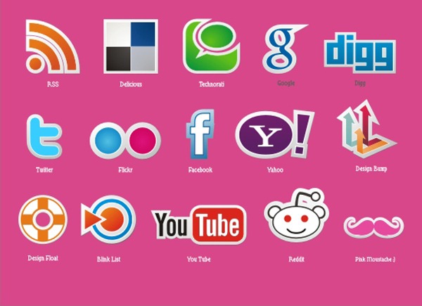 social-icon-vector-set