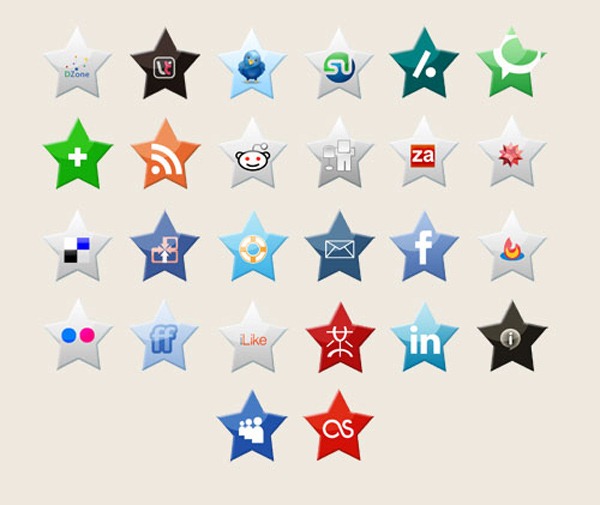 star-media-icon-set