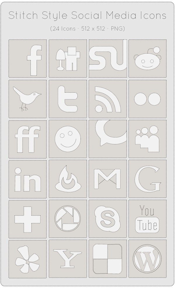 stitch-style-social-media-icons