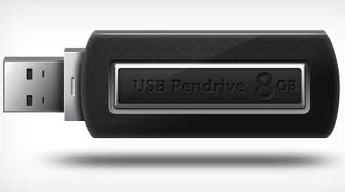 45-USB pen-drive icon