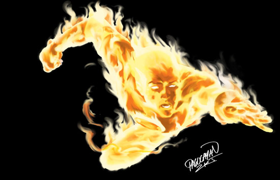 Flame On Human Torch