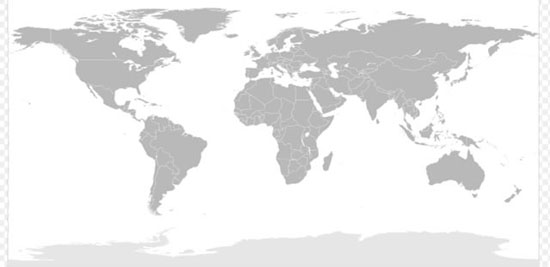 Wikipedia Blank Maps: Equirectangular Projection