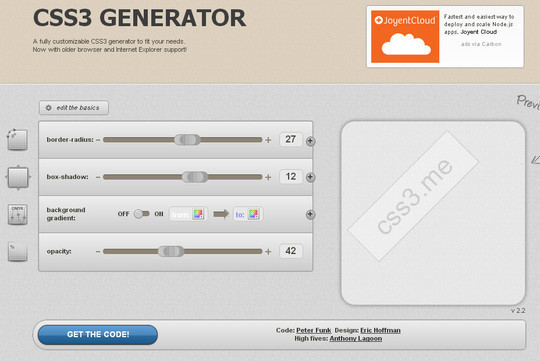 CSS3 Generator