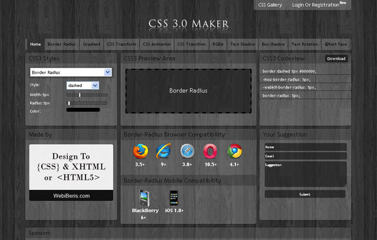 CSS3.0 Maker