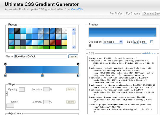 Ultimate CSS Gradient Generator